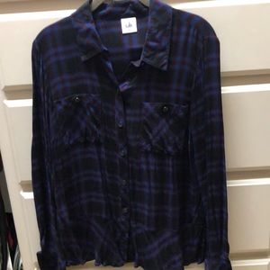 Cabi plaid shirt worn once